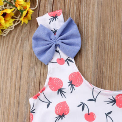 

Toddler Kid Baby Girl Summer Swimsuit Fruit Romper Bikini Swimwear Bathing Suit