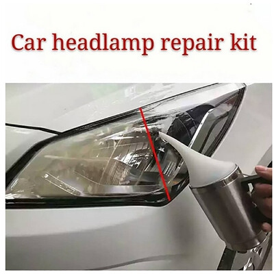 

Headlamp Repair Cup And Charger Restoration Liquid Set Kit Pengilat Lampu Kereta