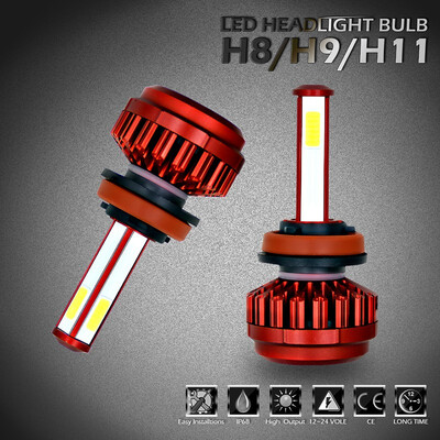 

1Pair Car LED Headlamp Bulb 8000lm Automobile Headlights 6000K 12V 80W H1 H7 H4 H11 9005 9006 Auto auxiliary Driving Fog Lights