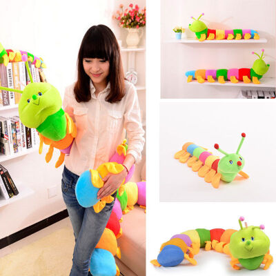 

MyMei 50cm Colorful Inchworm Soft Caterpillar Lovely Developmental Child Baby Toy Doll