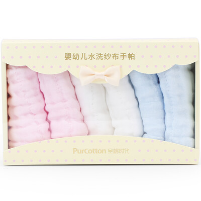 

Cotton era PurCotton gift box washed gauze handkerchief 25x25 cm 6 box