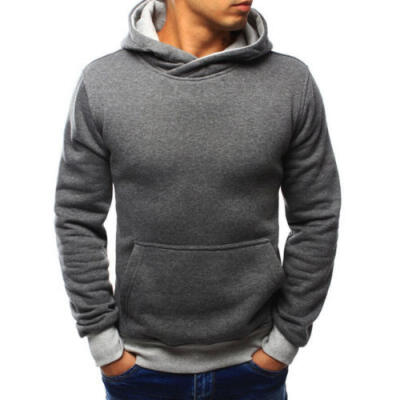 

New Men Winter Slim Warm Hooded Sweatshirts Hoodies Coat Jacket Jumper Outwear