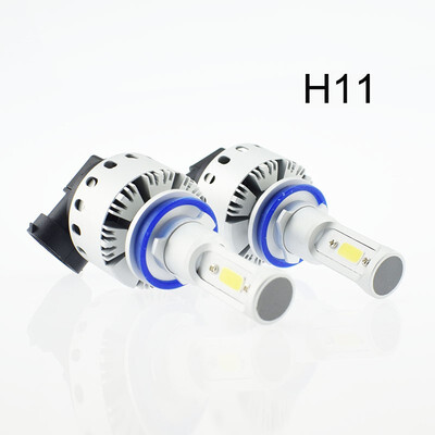 

1Pair Automobile 12v 90w 7p led Headlamp 6500k Spotlight COB LED fog lights Headlights 9006 9005 H1 H4 H7 H11 Auto Front Lamp