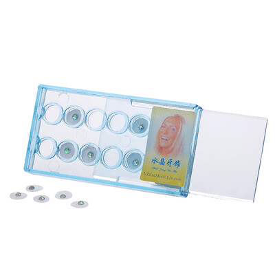 

10Pcs Dental Oral Teeth Gems Crystal Tooth Ornaments Jewelry Clear Color Teeth Decoration Tooth Tool