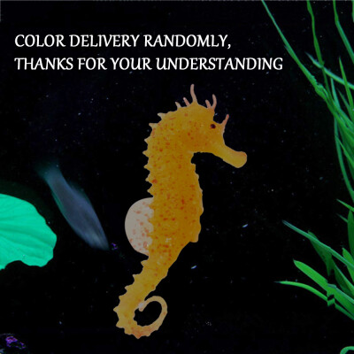 

Seahorse Luminous Ornament Aquarium Luminous Seahorse Decoration for Fish Tank Aquarium Decoration 3 PCS