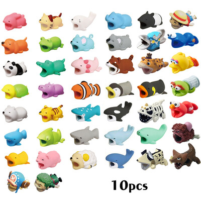 

Cute Animal Bite Cable Data Protector Winder Organizer for Smartphone Data Line Phone Protection Accessories