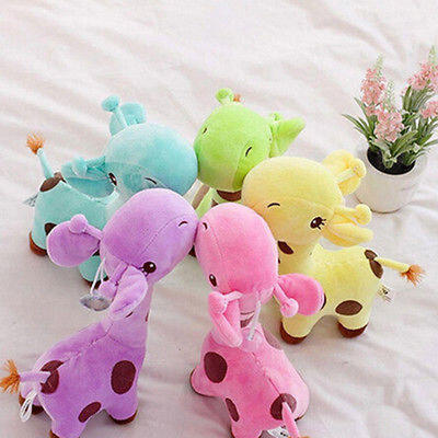 

Kids Lovely Soft Plush Giraffe Toy Cute Little Baby Stuffed Animal Quality Doll