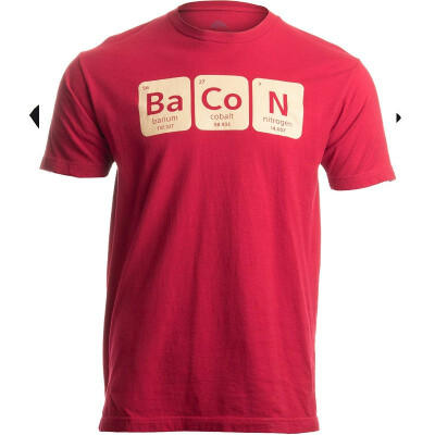 

Bacon Periodic Table Funny Nerd Bacon Lover Unisex T-shirt