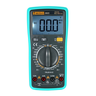 

Multi-functional Handheld LCD Digital Voice NCV True RMS Multimeter DCAC Voltage Current Meter Capacitance Resistance Diode Teste