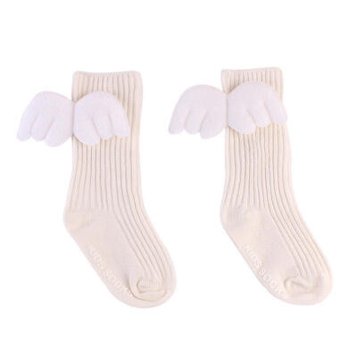 

AU Angels Wing Baby Toddler Infant Kid CottonSocks Stockings Knee Tight 0-4Y