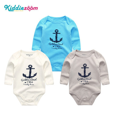 

3PCS Babywear Clothing Sets Baby Girl Clothes Newborn Cotton Bodysuits Bebe Long Sleeve Baby Boy Clothes Rompers Unicorn Active