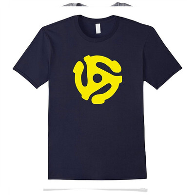 

45 RPM ADAPTER DJ SHIRT Vintage spider record T-SHIRT