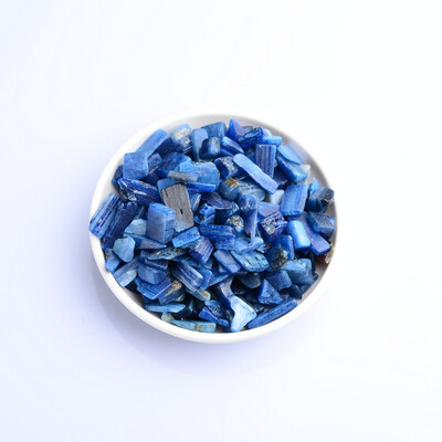 

JINGLINGWUZHE Natural Kyanite Crystal Raw Stone Polishing Bracelet Decoration 4254
