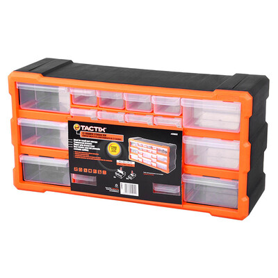 

Tactix 320632 22 grid drawer parts finishing box storage box storage box LEGO Lego for