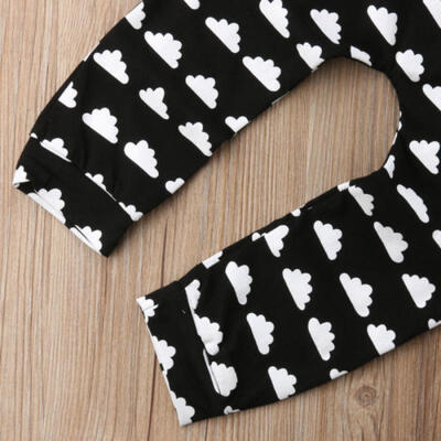 

2Pcs Toddler Kid Baby Girls Boys Tops T-shirt Pants Outfit Cotton Clothes Casual