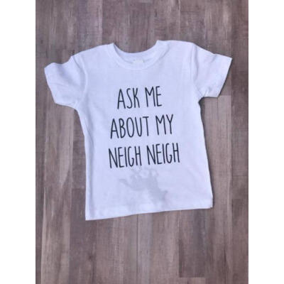 

Toddler Baby Boy Girls Cute Horse Inside T-shirt Top Clothes Blouse T Shirt Tees