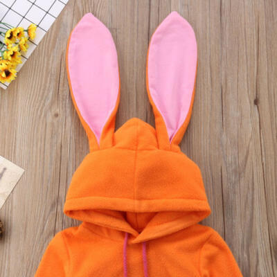 

Winter Baby Girl Boy Sweater Hoodie Coat Top Rabbit Cute Toddler Clothes 0-24M