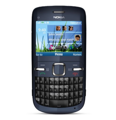 

Original Nokia C3-00 2MP Camera WLAN Cell Phone