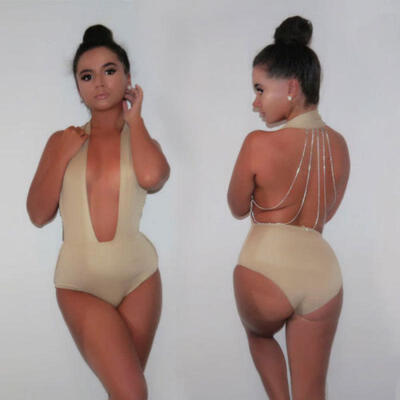 

Womens One Piece Swimwear Bikini Push Up Bandage Monokini Padded Swimsuit
