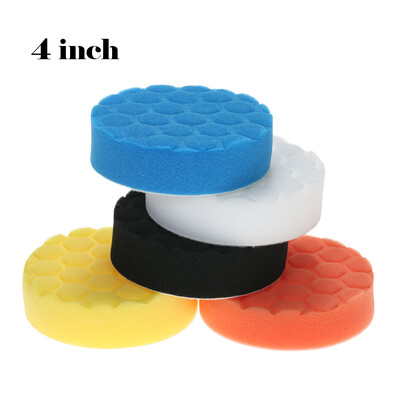 

5PCS Brand New 3" 80mm4" 100mm5" 125mm6" 150mm7" 180mm Car Polishing Pads Waxing Buffing Pad Sponge Kit Set for Car Polisher B
