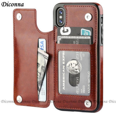 

Shockproof Magnetic Flip Wallet Leather Case Slim Cover For iPhone XR XS Max