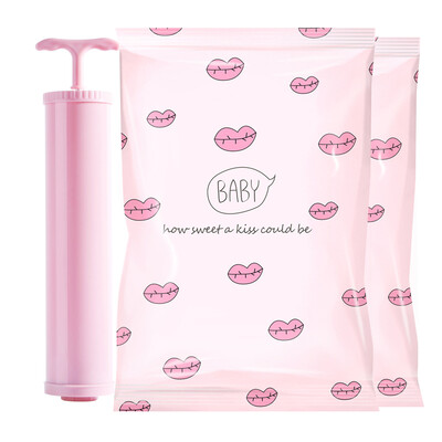 

【Jingdong Supermarket】 Storage Dr. (DR.STORAGE) Containing suction pump 12 wire thickening Vacuum compression Storage bag Cotton quilt finishing bag BABY KISS
