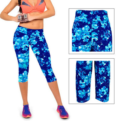 

MyMei Femme Legging Jambiere Pantalon Floral Yoga Gym Stretch Sport Mince Compression