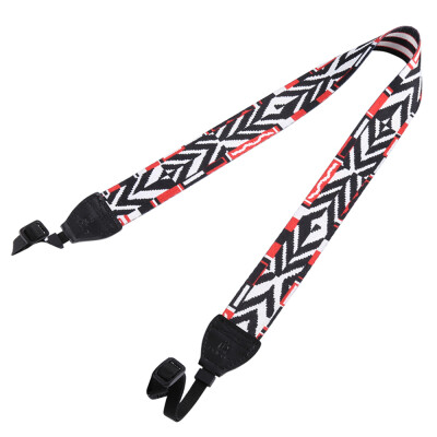 

Retro Style Double Cotton Yard Colorful Pattern Shoulder Neck Strap Camera Strap Bags Wristband for Canon SLR DSLR Cameras PU6009