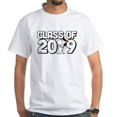 

CafePress - Snoopy Class of 2019 White T-Shirt - 100 Cotton T-Shirt White
