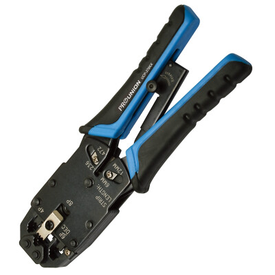 

Po workers subsidiary brand PROUNION UCP-376KX 4P / 6P / 8P dedicated network crimping pliers 3 with wire clamp