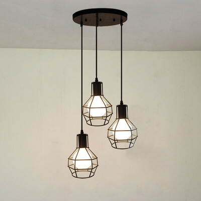 

Nordic Iron Industry Vintage Home Decor Pendant Light Fixtures Restaurant DD-29
