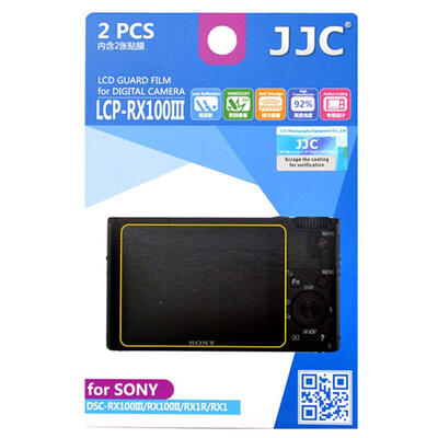 

JJC LCP-RX100III RX100III RX100II RX1R RX1 Sony камера посвященный экран высокой проницаемости пленки защитная пленка защитная пленка экрана царапина рукав 2