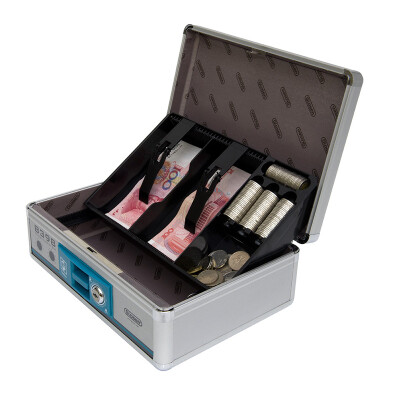 

Jinlongxing (Glosen) B398 aluminum alloy supermarket cashier box / bank cash box / household cash box with a safe and durable