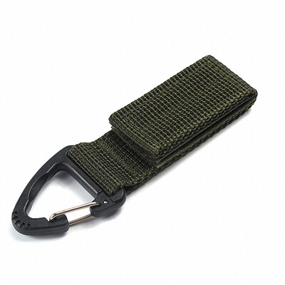 

Multifunctional Molle Webbing Belt Clip Climbing Carabiner Buckle High Strength Nylon Hanging Chain Backpack Key Hook