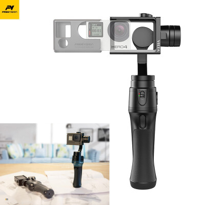 

Freevision VILTA 3 axis Handle gimbal for action camera Gopro hero 4 5 xiaoyi HandheldWearable Gimbal Stabilizer