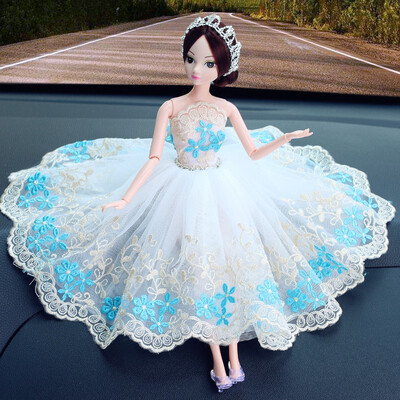 

1Pcs Beautiful Dolls Sweet decorative doll wedding special handmade Doll car interior display decorations accessories