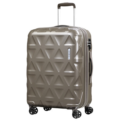 

Samsonite Tri-Go Embossed Plaid Ms Expandable Universal Wheel Trolley Hard Case I1711001 Sea Blue 20 Inch