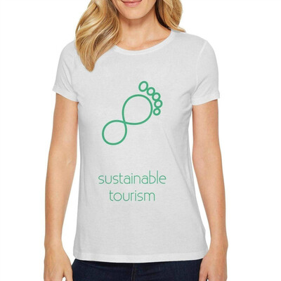 

Melinda World Travel Day Product Women White Tshirts Cotton Lovely T-Shirts