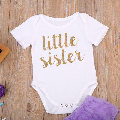 

USA 2Pcs Baby Girl Jumpsuit Playsuit Romper BodysuitBriefs Pants Outfit Clothes