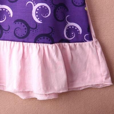 

Moda Niño Niña Rapunzel Enredados Línea-a Algodón Suave Pijama Ropa De Dormir