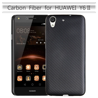 

Goowiiz Phone Case For Huawei Y6 IIHonor 5AHolly 3Holly 3 Plus Luxury Ultra-thin Carbon Fiber Soft Silicone Complete protection