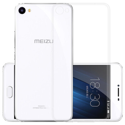 

Yomo Meizu очарование Синего U20 телефона оболочка / защитный рукав тонкого телефона оболочка прозрачные мягкие белые серии совершенно ясно,