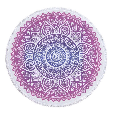 

Yoga Mat Blanket Round Indian Beach Mat Sports Yoga Blanket Household Blanket