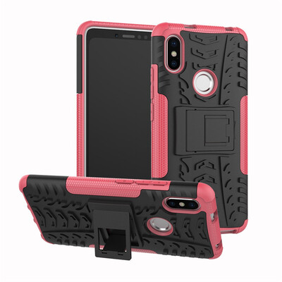 

Fivice Redmi S2Y2 Case TPU anti-fall tire pattern back clip bracket phone case