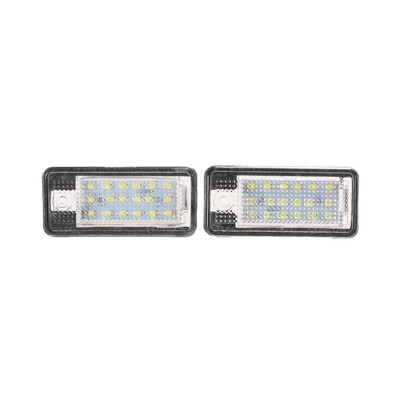

LED License Plate Lamp Car License Number Tag Lights for Audi A3 A4 A6 A8 Q7 RS4 RS6
