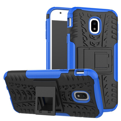 

Fivice Samsung J3 2017 Case TPU anti-fall tire pattern back clip bracket phone case