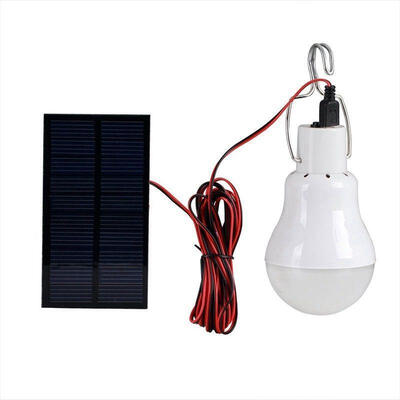 

20W Solar Panel Powered LED Bulb Light Portable Outdoor Camping Energy Lamp CA