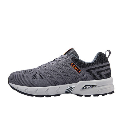 

Camel CAMEL camel sports shoes mens fashion lightweight breathable flying woven casual mens sports running shoes A832397955 dark gray black 42