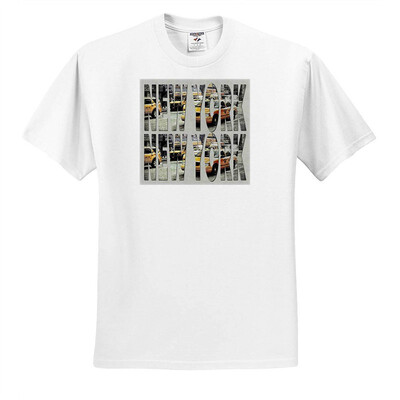 

Andrea Haase Urban Art - Word New York With Typical Taxi Scenery - T-Shirts