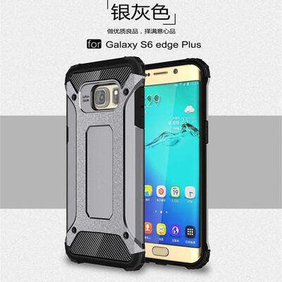 

Fivice Samsung Galaxy S6 edge plus case Luxury Silicone Diamond Armor PC Hard Shell Phone Case
